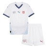 Maillot de Supporter Suisse Extérieur Euro 2024 Pour Enfant